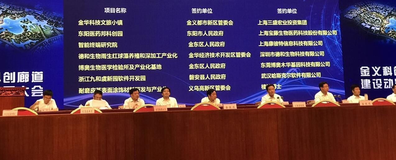 【重磅】三盛宏業投資逾百億布局特色小鎮,金華科創文旅小鎮項目投資協議正式簽署